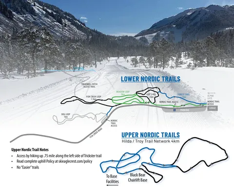 Eaglecrest Ski Area — Nordic Trail Map