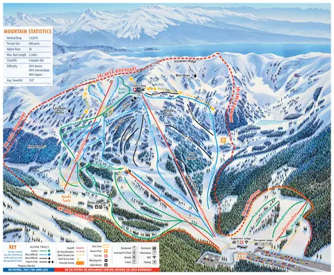 Eaglecrest Ski Area — Trail Map