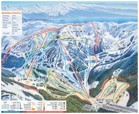 Eaglecrest Ski Area — Trail Map (JPG)