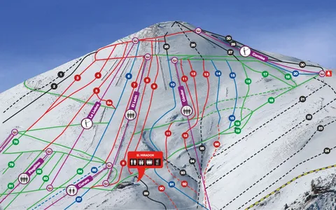 El Colorado — Mapa de Pistas (Vista 2)