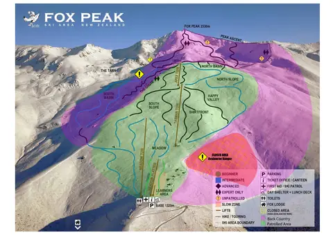Fox Peak — Trail Map
