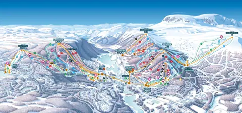 Geilo — Alpine Trail Map (Alpinkart)