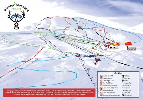 Glencoe — Piste Map (image)