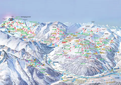 Gletscherwelt Zillertal 3000 — Ski- & Gletscherwelt Zillertal 3000 (full area)