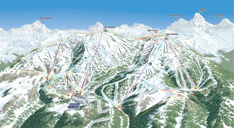 Grand Targhee Resort — Alpine Map 2026-27