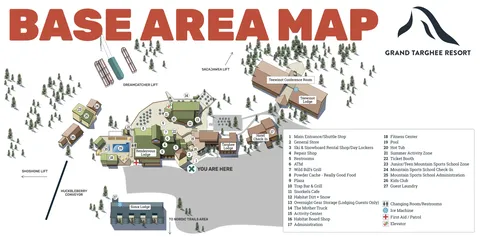 Grand Targhee Resort — Base Area Map
