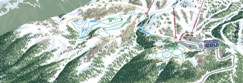 Grand Targhee Resort — Nordic Map 2026-27