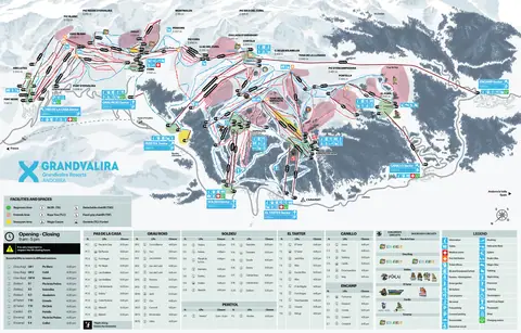 Grandvalira — Grandvalira Ski Map (EN)