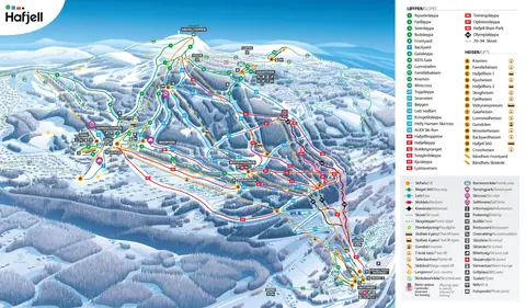 Hafjell — Trail Map
