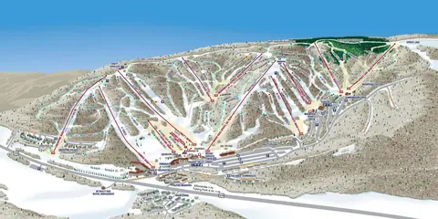 Holiday Valley — Trail Map