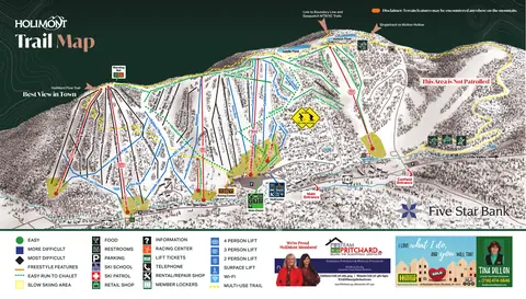 HoliMont — Trail Map
