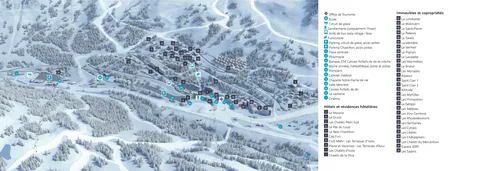 Isola 2000 — Plan de la station