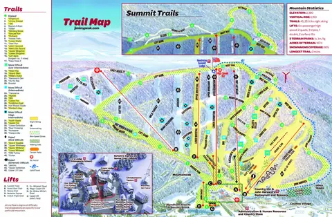 Jiminy Peak — Trail Map