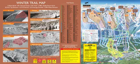 Kicking Horse Mountain Resort — Trail Map