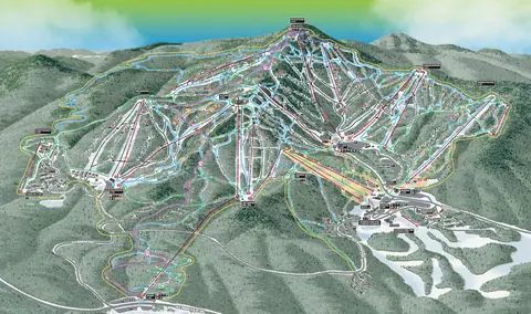 Killington Resort — Winter Trail Map