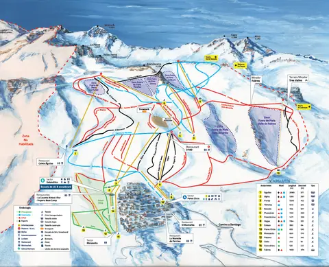 La Parva — Mapa de Pistas (Winter 2026)