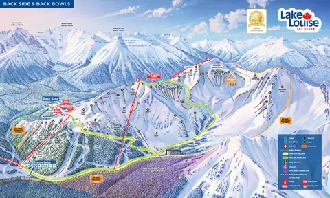 Lake Louise — Trail Map