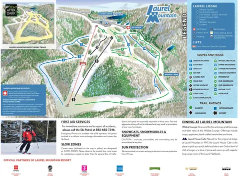 Laurel — Winter Trail Map (2024-25)