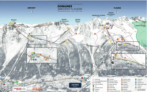 Le Savoy — Brévent-Flégère winter plan (shows Le Savoy)