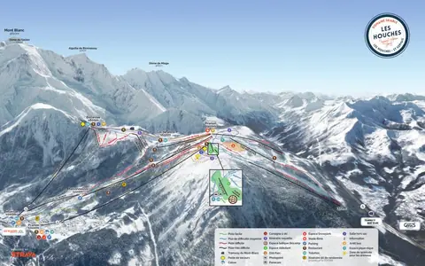 Les Houches-Saint Gervais — Trail Map