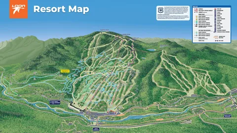 Loon Mountain — Resort Map