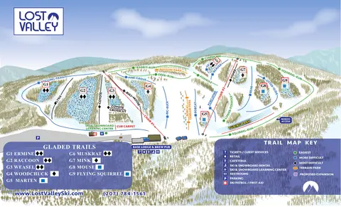 Lost Valley — Trail Map