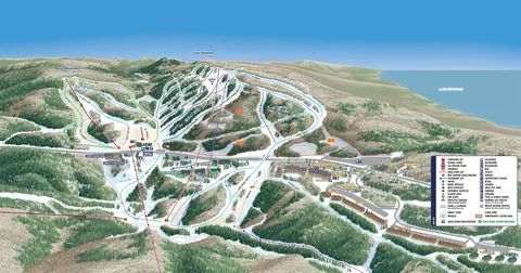 Lutsen — Trail Map Front Side