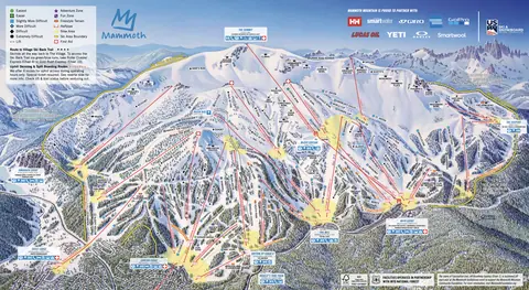 Mammoth Mountain — Trail Map