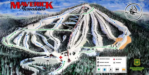 Maverick Mountain — Trail Map