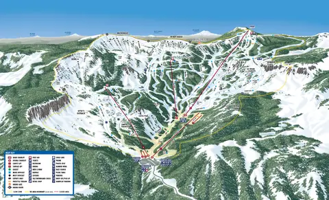Mission Ridge — Trail Map (day)
