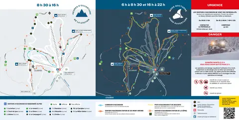 Mont Orford — Randonnee alpine (uphill/skin routes)