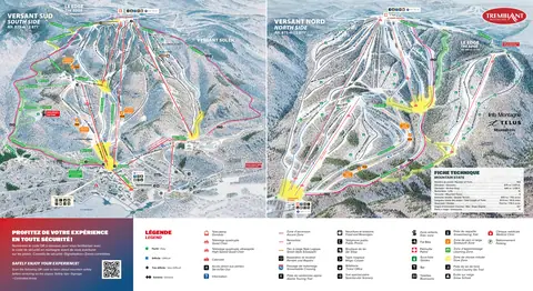 Mont Tremblant Resort — Alpine Skiing Trail Map