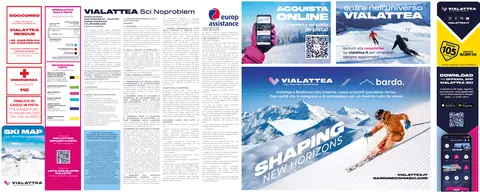 Montgenèvre — Via Lattea / Milky Way full ski area map