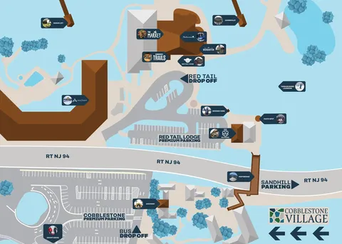 Mountain Creek Resort — Parking Map