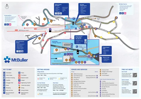 Mt Buller — Village Map