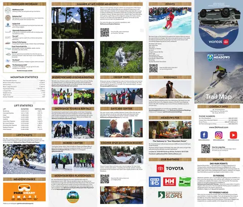Mt. Hood Meadows — Trail Map