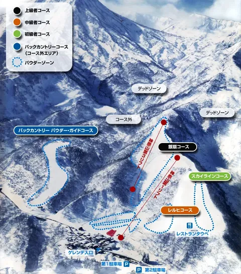 Myoko Kogen — Seki Onsen course map