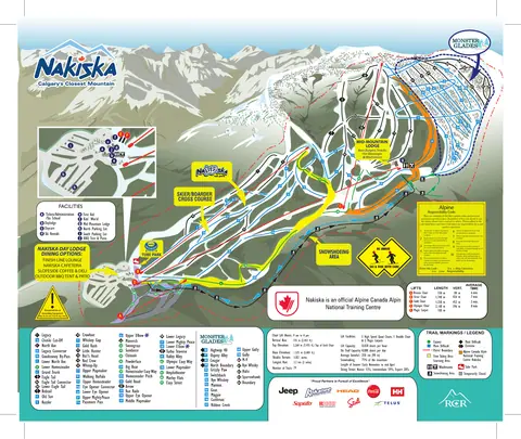 Nakiska — Trail Map