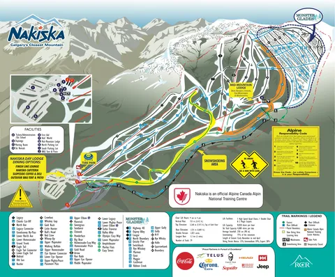 Nakiska — Trail Map 2025-26
