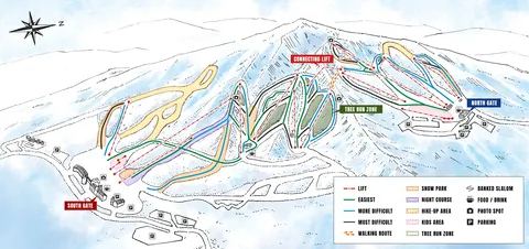 NEKOMA Mountain — Mountain Map (EN)