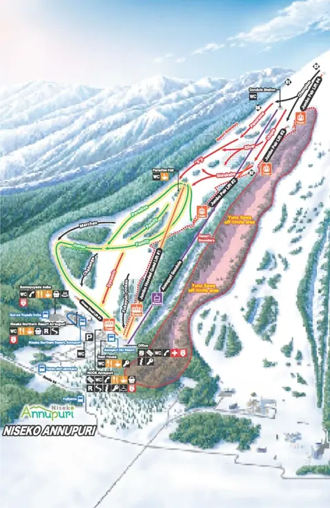 Niseko Annupuri — Trail Map