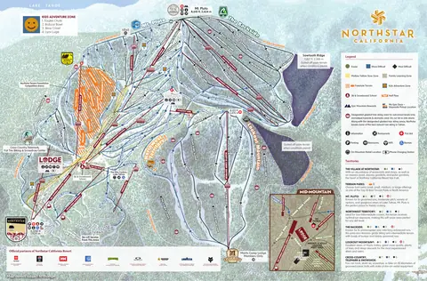 Northstar at Tahoe — Winter Trail Map
