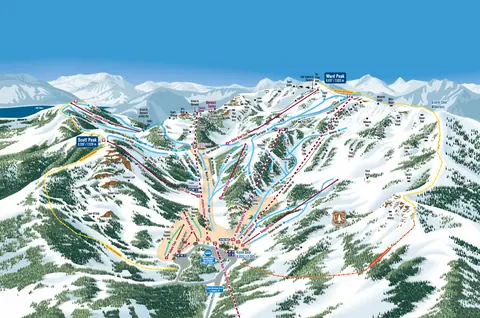 Palisades Tahoe — Alpine Meadows Front Side