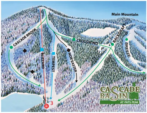 Pats Peak — Cascade Basin