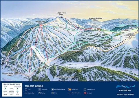 Perisher — Guthega Trail Map 2025