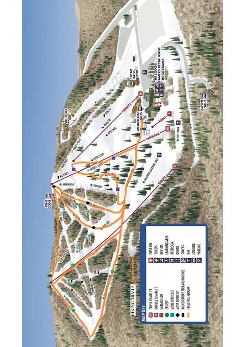 Pine Mountain Resort — Trail Map