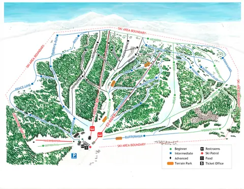 Pomerelle Mountain Resort — Trail Map
