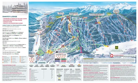 Purgatory Resort — Winter Trail Map 2025-26