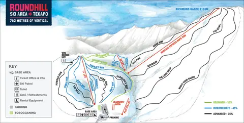 Roundhill — Roundhill Trail Map (web image)