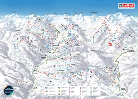 Saalbach Hinterglemm — Skicircus Piste Map 2025/26 - WEB (JPG)